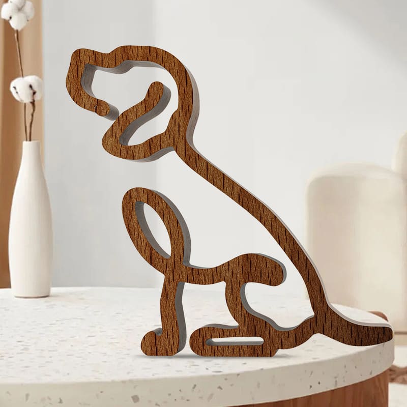 Pawretta™ Beagle Minimal Dog Art Wooden Sculptures