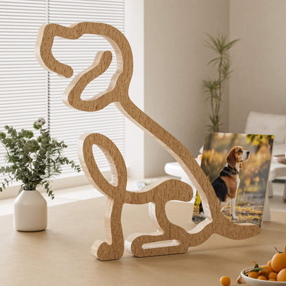 Pawretta™ Beagle Minimal Dog Art Wooden Sculptures